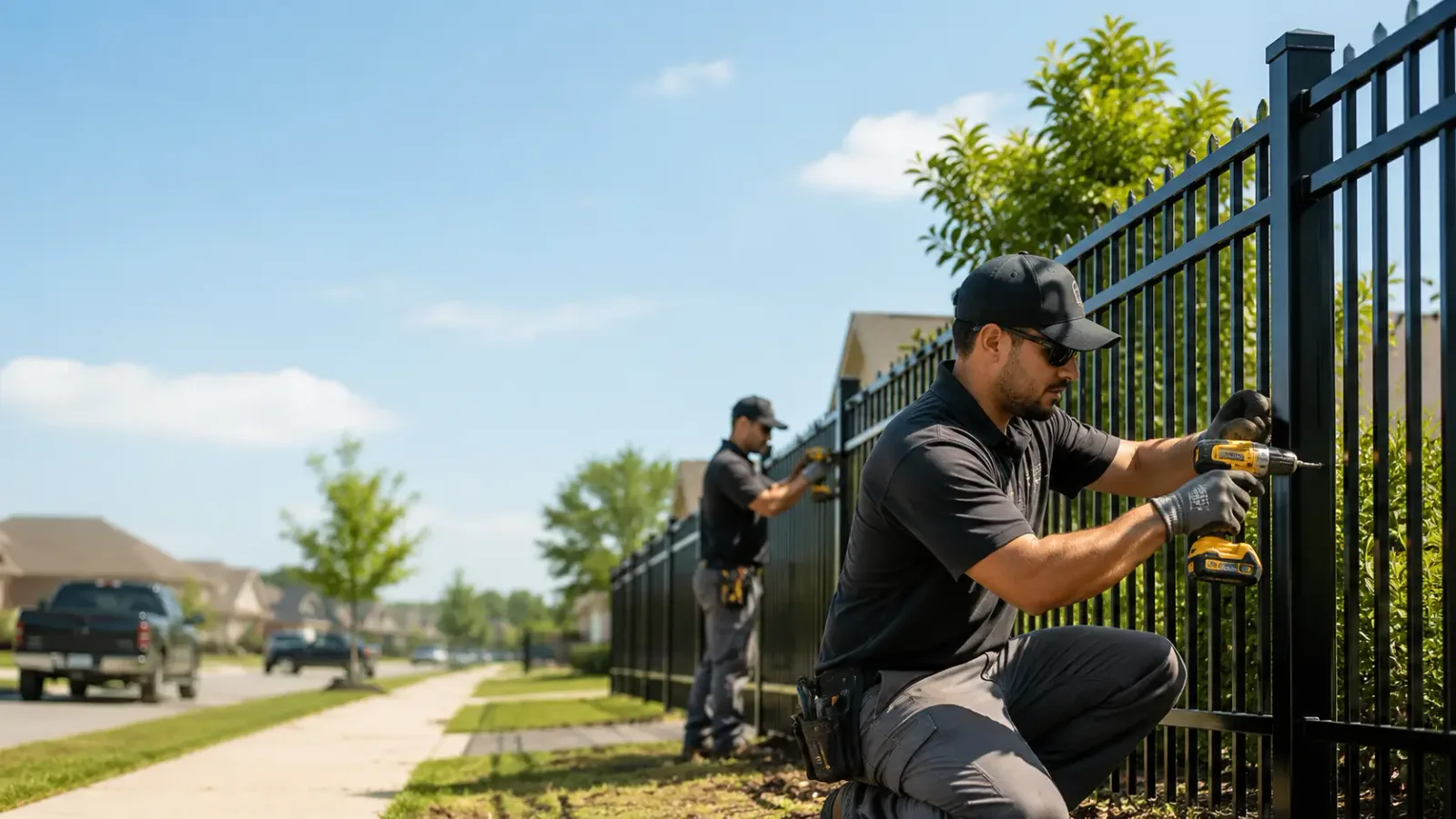 Metal Fence Installation in Hebron, OH